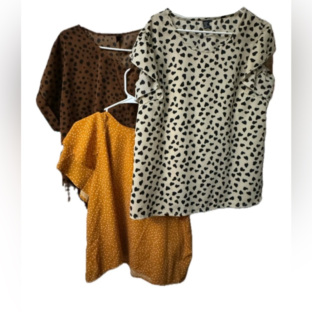 SHEIN Bundle of Women’s Short Sleeve Blouses